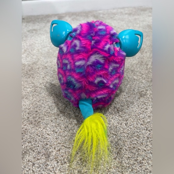 2012 Furby Purple Pink Houndstooth -Used- - Picture 4 of 4